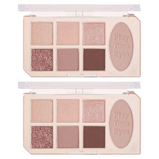 ETUDE House 玩轉色彩眼頰盤, 裸奶茶, 2個