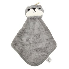 立體萌寵款親膚珊瑚絨強力吸水擦手巾 - 3入 22*38cm, 犬貓熊, 1組