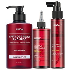 쿤달 탈모 기획 헤어 세트 베이비파우더, 1세트