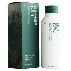 Better Than 固體牙膏 90錠, 63g, 1個