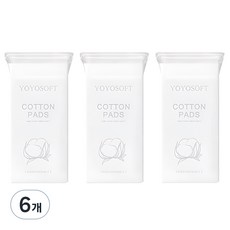 DURIS 3層棉化妝棉, 70入, 6個