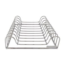 DAY&DAY 日日家居 盤子架 可拉籃內用 20.5 x 20.5 x 6cm, 銀色, 1個