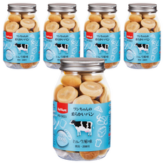 PETBEST 島原手作犬用麵包【純牛奶】5入 狗狗零食 無添加, 牛奶, 100g