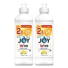 JOY W 除菌潔淨洗碗精補充瓶 檸檬, 2個, 300ml