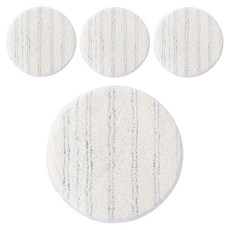 Catchmop 圓形濕拖清潔機用相容拖布, 4個