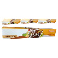 착한식재료 종이호일, 20m, 2개, 4세트