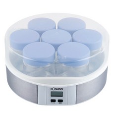 BOMANN 酸奶機 + 透明玻璃瓶 7p, JM6320
