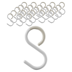 Bropick 固定式S形掛鉤 9公分, 單一顏色, 24個