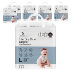 Applecrumby 男女通用 優質超薄黏貼型紙尿褲 L(8~12kg), 大號(L), 120張