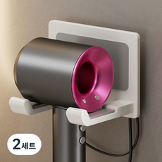 免鑽孔吹風機架 + 黏著貼片2入組