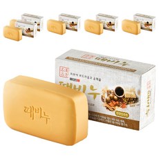 명품 한방 때비누, 130g, 6개