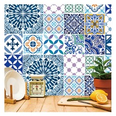 Fantasticks 現代磁磚壁貼 HP-7001 6入, 藍色