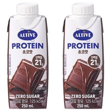 얼티브 비건 프로틴 초코, 250ml, 2개