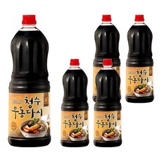 청수식품 우동다시 소스, 1.8L, 5개
