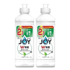 JOY W 除菌潔淨洗碗精補充瓶 綠茶, 2個, 300ml
