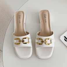 라블 여성용 체인장식 슬리퍼 3cm