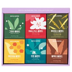 이디야 블렌딩차 티백 세트 3.2g, 1세트, 6종 x 4p