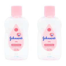 Johnson's 嬌生 嬰兒潤膚油 原味 中性配方 125mL, 2瓶