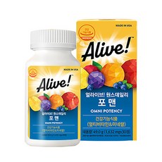 Nature's Way 然萃維 Alive男士每日一粒綜合維生素錠, 30顆, 1罐