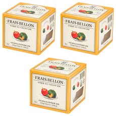 프레벨롱 국산 과일퓨레, 혼합맛(사과/단호박), 200g, 3개