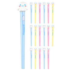 산리오캐릭터즈 시나모롤 피규어 라이트펜 3종 문구세트, 혼합색상(랜덤발송), 6세트