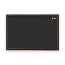 TLC 磁吸復古黑板, 單色, 60 x 40 厘米, 木紋雞翅木