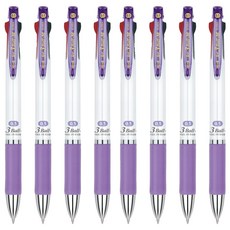 JAVAPEN JET 3 BALL M 多功能筆 0.5mm, 紫色, 8個