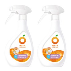Orange House 橘子工坊 家用清潔類浴廁清潔劑 兩用噴槍, 輕鬆去除尿垢、水垢, 植物性配方, 480ml, 2瓶