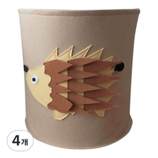 모모숲 동물 소품 바구니, 고슴도치, 4개