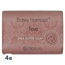 歐洲Barwa Rose 玫瑰乳油木果香氛皂, 190g, 4個
