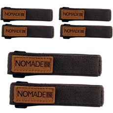 NOMADE 尼龍束帶 2入, 黑色, 3組