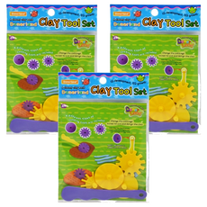 Donerland 黏土滾刀組, 多樣造型, 安全無毒, 20g, 3組, 滾刀組