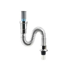 ERTECH 洗臉盆排水波紋管 橡膠存水彎, 1個