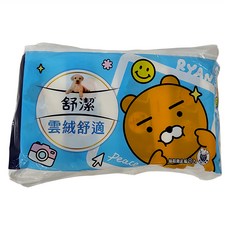 舒潔 雲絨舒適抽取衛生紙 Kakao限定款, 90抽, 8包