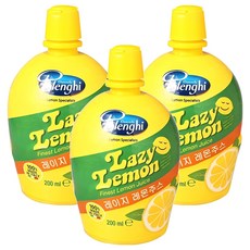 레이지레몬 주스, 200ml, 3개