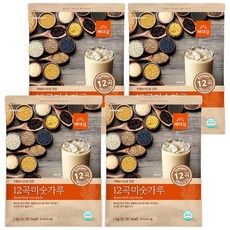 Baedaegam 12穀綜合穀物粉, 1kg, 4個