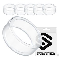 SPACE SHIELD DualSense Steam Deck DualShock XBOX 控制器 Pro控制器 搖桿防磨損矽膠保護環, 6個, 單一商品