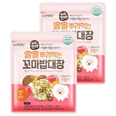 루솔 바로한끼 솔솔뿌려먹는 꼬마밥대장, 한우 앤 버섯맛, 20g, 2개