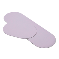 Haru Gonggan 軟式珪藻土地墊 浴室用 40 x 60 cm + 廚房用 40 x 120 cm 套組, 淺紫色, 1套