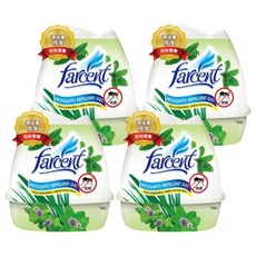 farcent 花仙子 防蚊香膏 香茅薄荷, 200g, 4個