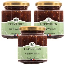 레피큐리앙 유기농 무화과 & 호두 잼, 210g, 3개
