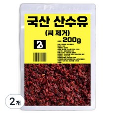 비니플랑센 국산 씨 제거 산수유, 200g, 2개