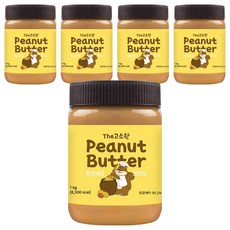 이엔푸드 땅콩버터 크리미, 1kg, 5개