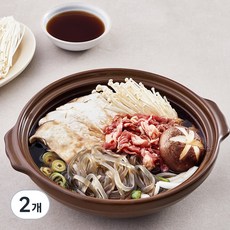 푸드어셈블 모듬버섯 소불고기 전골 2인분, 545g, 2개