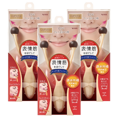 VeSS 臉部笑肌滾輪按摩器 遠紅外線天然礦石配合, 3個, CRF-800