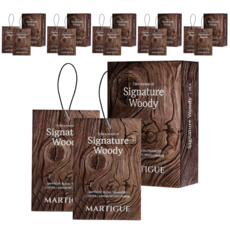 Martigue 香氛袋車用芳香劑2入, 經典木質調, 6套