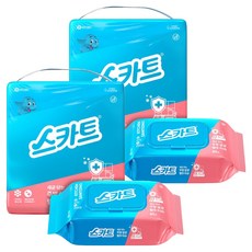 스카트 주방살균 행주티슈, 80개입, 12개
