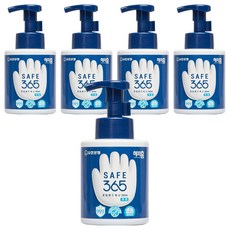 HAPPYHOME SAFE365泡沫洗手乳 無香, 350ml, 5瓶