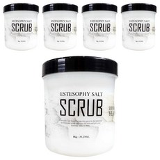 ESTESOPHY 伊蘭鹽皂身體磨砂膏, 1kg, 5個