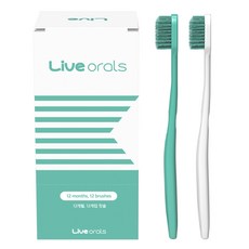 Live orals V型牙刷 2種, 12入, 1套